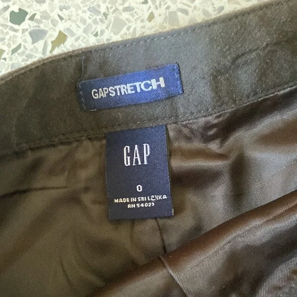 GAP Vintage Wool Blend Grey A Line Midi Skirt Size 0 - Picture 3 of 5